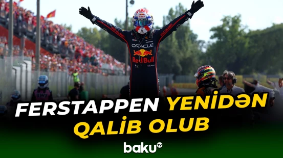 ABŞ Qran-prisinin qalibi Maks Ferstappen olub