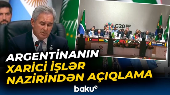 Argentina G20 sammitinin birgə bəyannaməsini imzalamadı