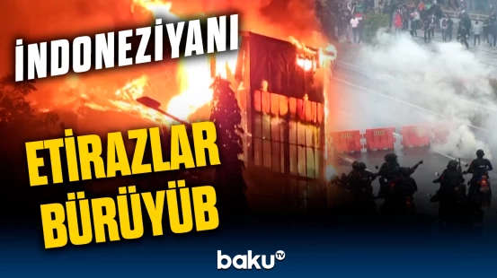İndoneziyada insanlar deputatların maaşlarının artmasına qarşı çıxıb
