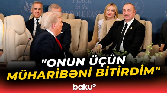 Tramp Azərbaycan və Ermənistan liderlərinin Vaşinqton görüşündən söz açdı