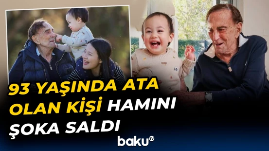 Hamının şübhə ilə yanaşdığı 93 yaşlı kişi və 37 yaşlı arvadının övlad sevinci
