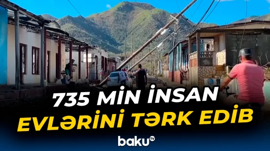 “Melissa” qasırğası dağıntılara səbəb oldu