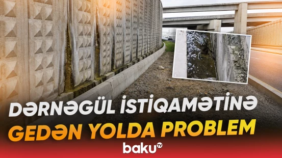 Beton panellərin dibindən su axır
