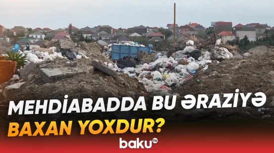 Sakinlər qəbiristanlığın ətrafına atılan tullantılardan təngə gəlib