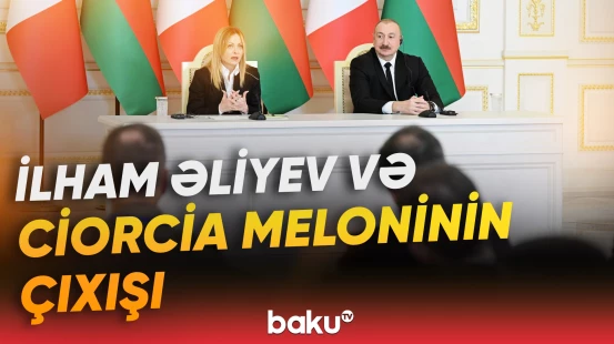 İlham Əliyev və İtaliya Nazirlər Şurasının sədri mətbuata bəyanatlarla çıxış ediblər