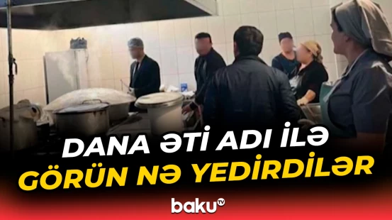 Bakıdan qalmaqallı görüntülər | Şadlıq sarayında müştərilərə nə verilir?