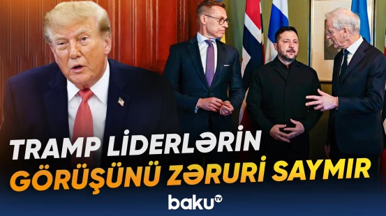 Tramp Ukrayna və Rusiya liderlərinin görüşünün mütləq olmadığını hesab edir