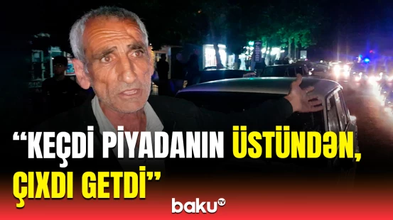 Göyçayda ölümlə nəticələnən yol qəzası baş verdi