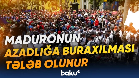Venesuelada Maduro ilə bağlı aksiya
