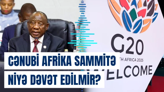 Cənubi Afrika Prezidentindən Trampın qərarına reaksiya