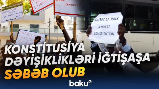 Parlament binası qarşısında polislə toqquşmalar yaşanıb