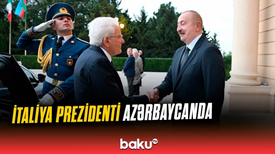 İtaliya Prezidenti Azərbaycana səfər etdi