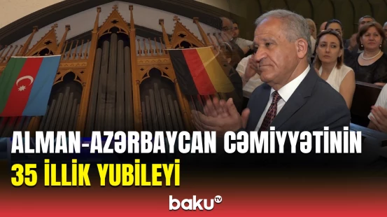 Azərbaycan və Almaniya arasında xidməti olan şəxslərə mükafat verildi