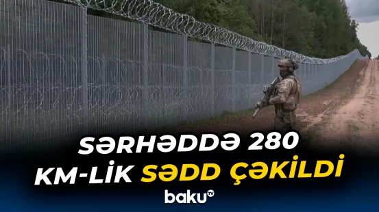 Latviya-Rusiya sərhədində hasar tikintisi başa çatdı