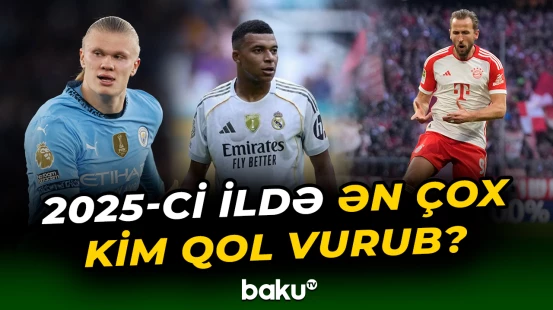 2025-ci ildə ən çox qol vuran futbolçular müəyyənləşib