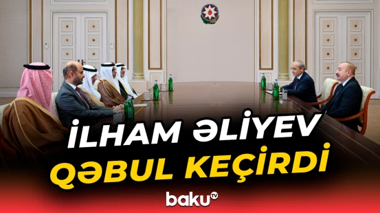 Prezident Ərəb Koordinasiya Qrupunun nümayəndə heyətini qəbul edib