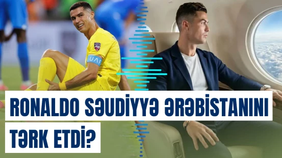 Ronaldo müharibəyə görə 70 milyonluq təyyarəsi ilə ölkəni tərk edib?