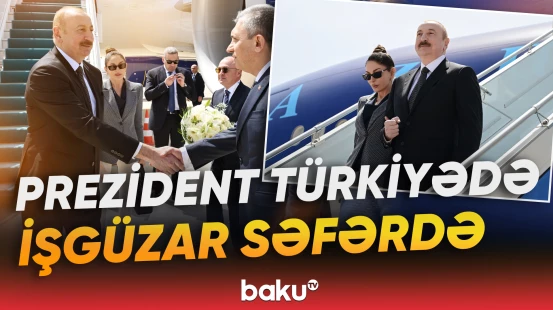 Prezident İlham Əliyev Türkiyədə | Qarşılanma anından görüntülər