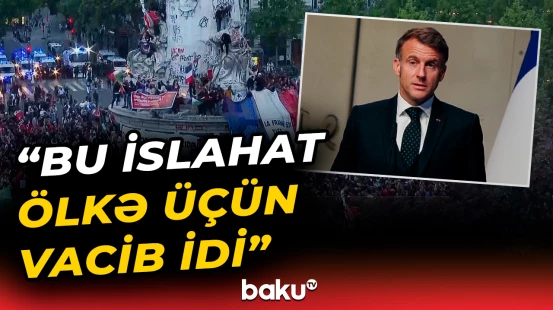 Fransa liderindən əhaliyə çağırış
