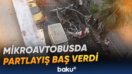 Suriyada mikroavtobus partladıldı | Ölənlər və yaralananlar var