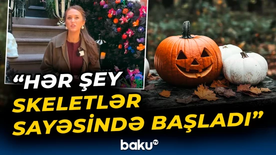 Evini həm “Analar Günü”, həm də “Halloween” üçün bəzədi