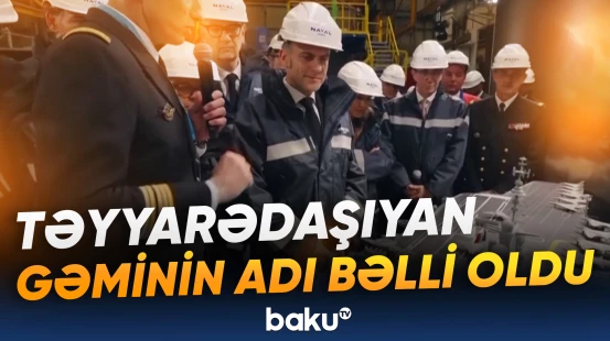Fransa təyyarədaşıyan gəmisi “Free-France” adlandırılacaq