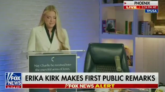 ABD'de öldürülen aktivist Kirk'in eşi ilk kez kamuoyu önünde konuştu: Cinayet sebebini açıkladı