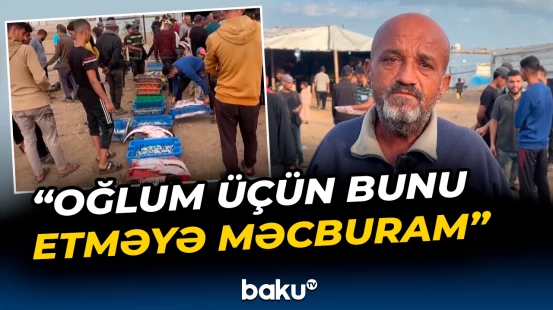 Qəzza zolağında qida tapmaq çətinləşib