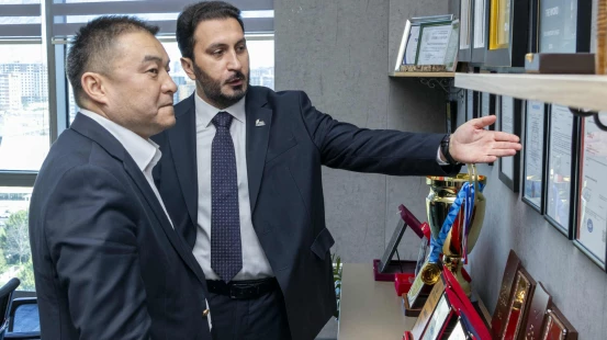 Özbəkistan nümayəndə heyəti Baku TV-nin qonağı olub