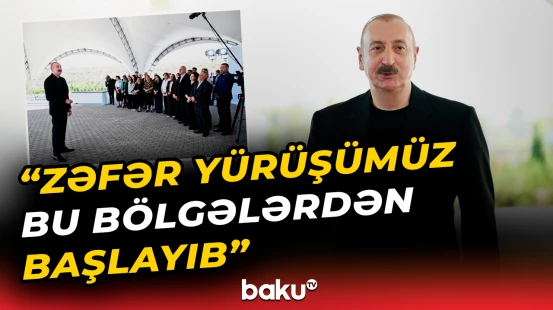 İlham Əliyev gənclərin vətənpərvərliyindən danışdı