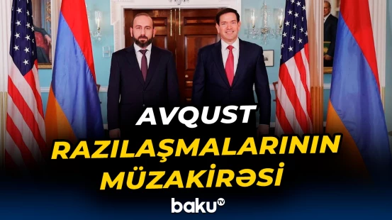 Mirzoyan və Rubio Vaşinqtonda görüşdülər