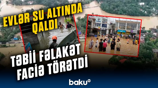 Şri-Lankada "Ditva" siklonu həyatı iflic etdi | Çoxlu sayda ölənlər var
