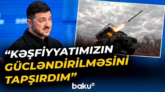 Zelenski Rusiyanın mümkün genişmiqyaslı hücumu barədə xəbərdarlıq edib
