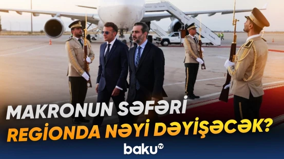 Emmanuel Makron Dəməşqə ilk səfərini edib