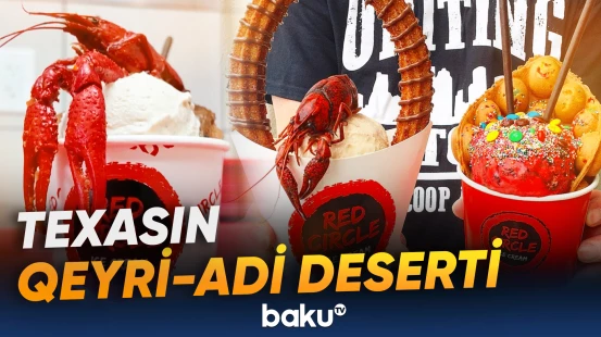 Xərçəngli dondurma müştərilərin marağına səbəb olur