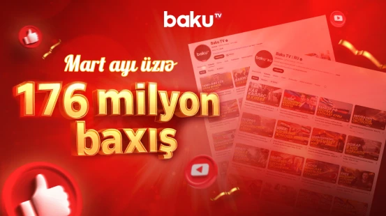 Baku TV "YouTube" reytinqlərində liderdir
