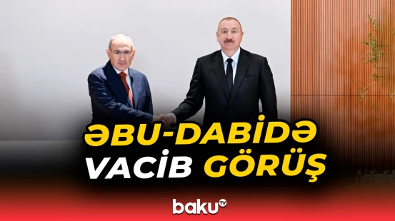 Azərbaycan və Ermənistan liderlərinin görüşündən görüntülər - Baku TV