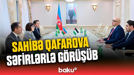 Azərbaycanla Fələstin və İordaniya arasında əlaqələrin inkişafı müzakirə olunub