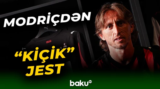 Luka Modriç “Milan” klubunda komanda yoldaşlarına “iPhone” hədiyyə edib