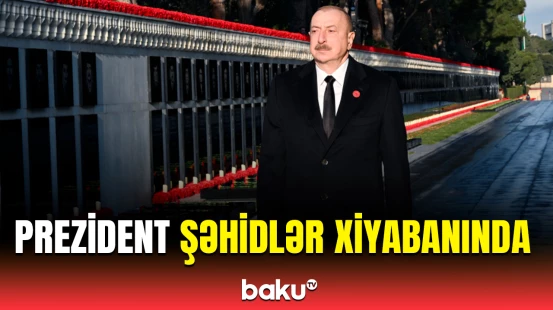 İlham Əliyev 20 Yanvar şəhidlərinin xatirəsini yad etdi