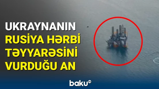 Ukrayna Ordusu daha bir rus gəmisini vurdu