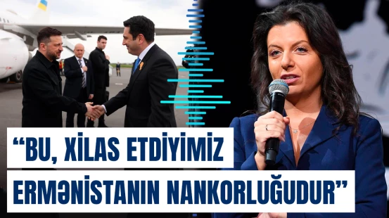 Marqarita Simonyan Zelenskinin səfərinə görə Paşinyanı "nankor" adlandırdı