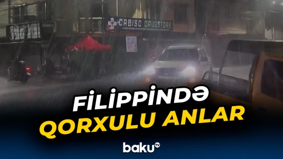 Yüzminlərlə sakin təxliyə edildi | Filippin