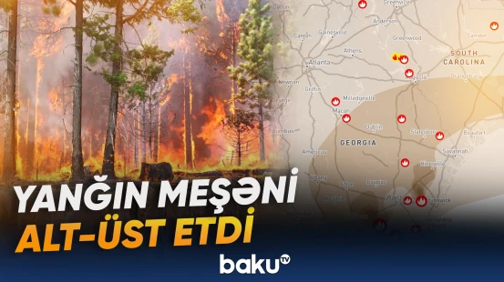 Corciya ştatında meşə yanğınları baş verib