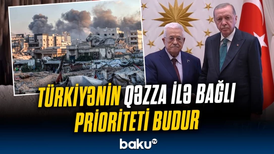 Ərdoğan Mahmud Abbasla bir arada |  Görüşün detalları açıqlandı