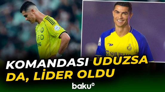 Ronaldunun komandası son turda məğlub oldu