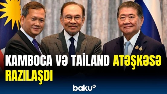 Trampdan Kamboca və Tailanda çağırış | Detallar açıqlandı