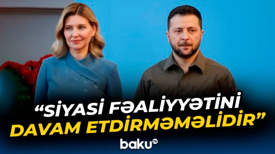 Zelenskinin xanımından ərinə çağırış