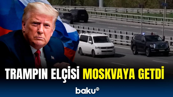 Putinlə görüşmək üçün Rusiyaya gedən Vitkoffun korteci belə görüntüləndi