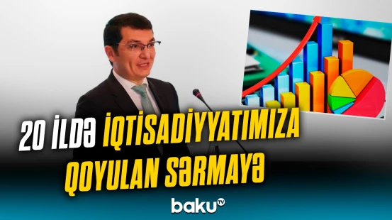 Son 20 ildə iqtisadiyyatımıza qoyulan sərmayə